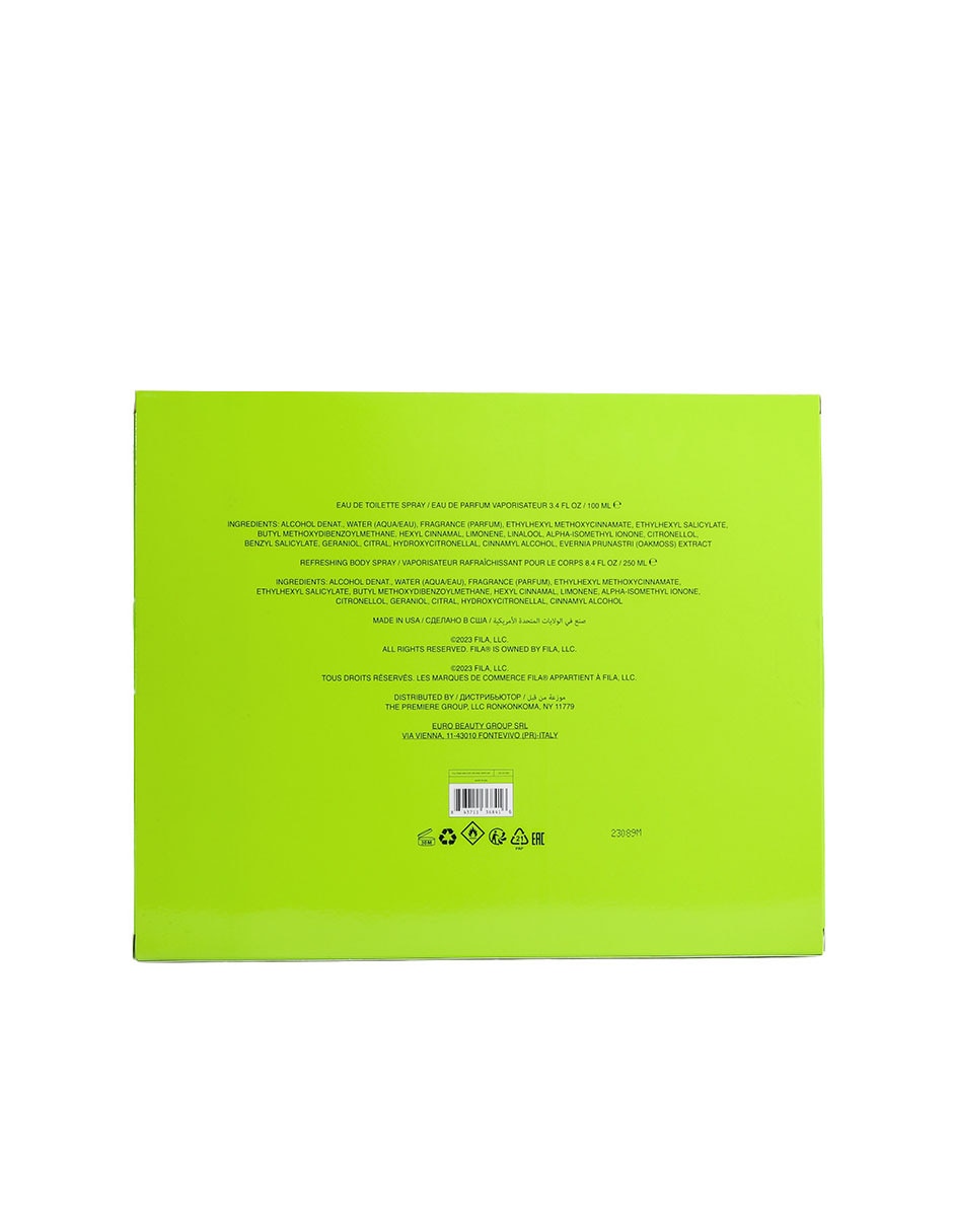 Set Eau de toilette Fresh Green Tonic para hombre 4