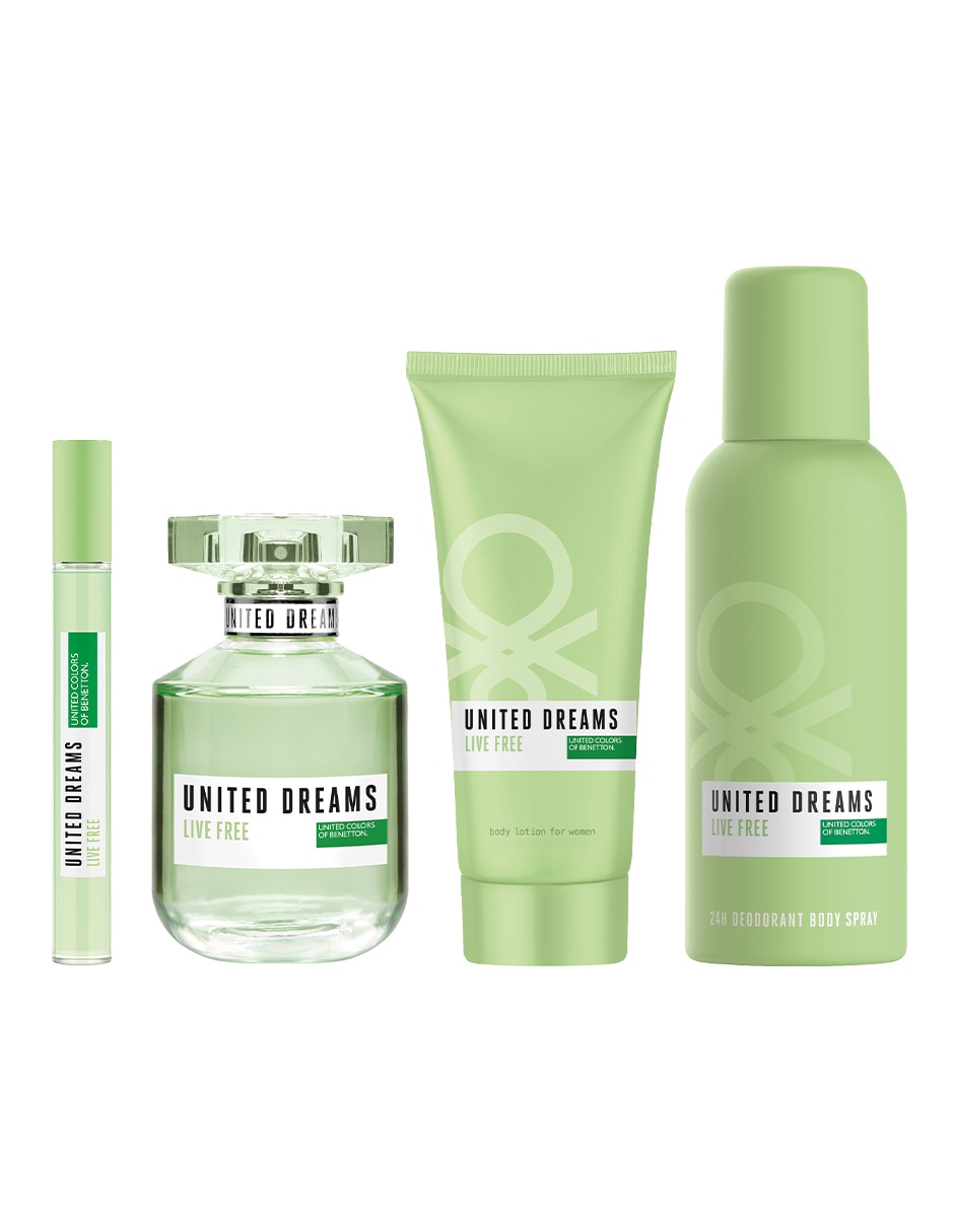 Set Eau de toilette United Dreams Live Free para mujer 3