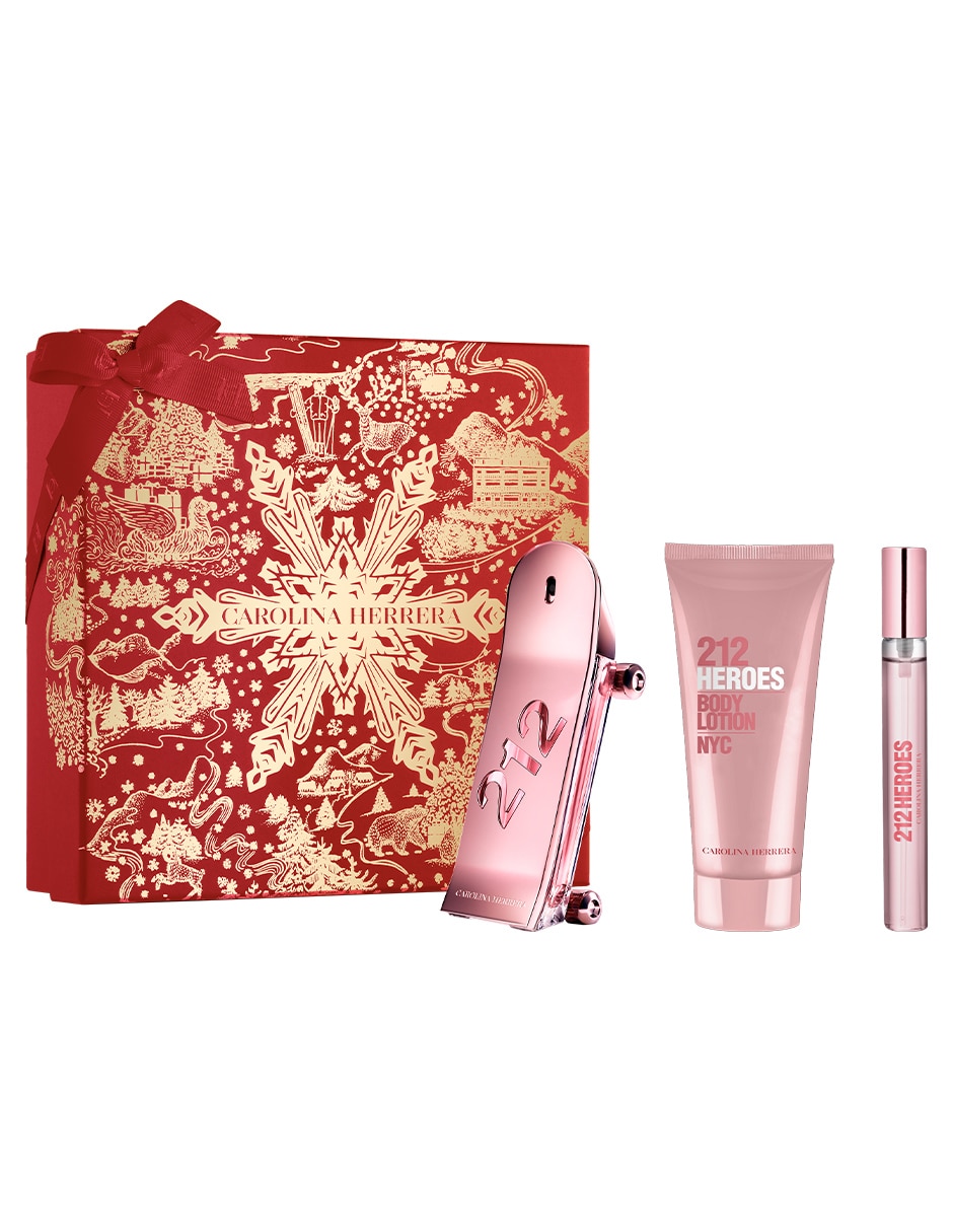 Estuche Carolina Herrera 212 Heroes Mujer Kit Eau De Parfum