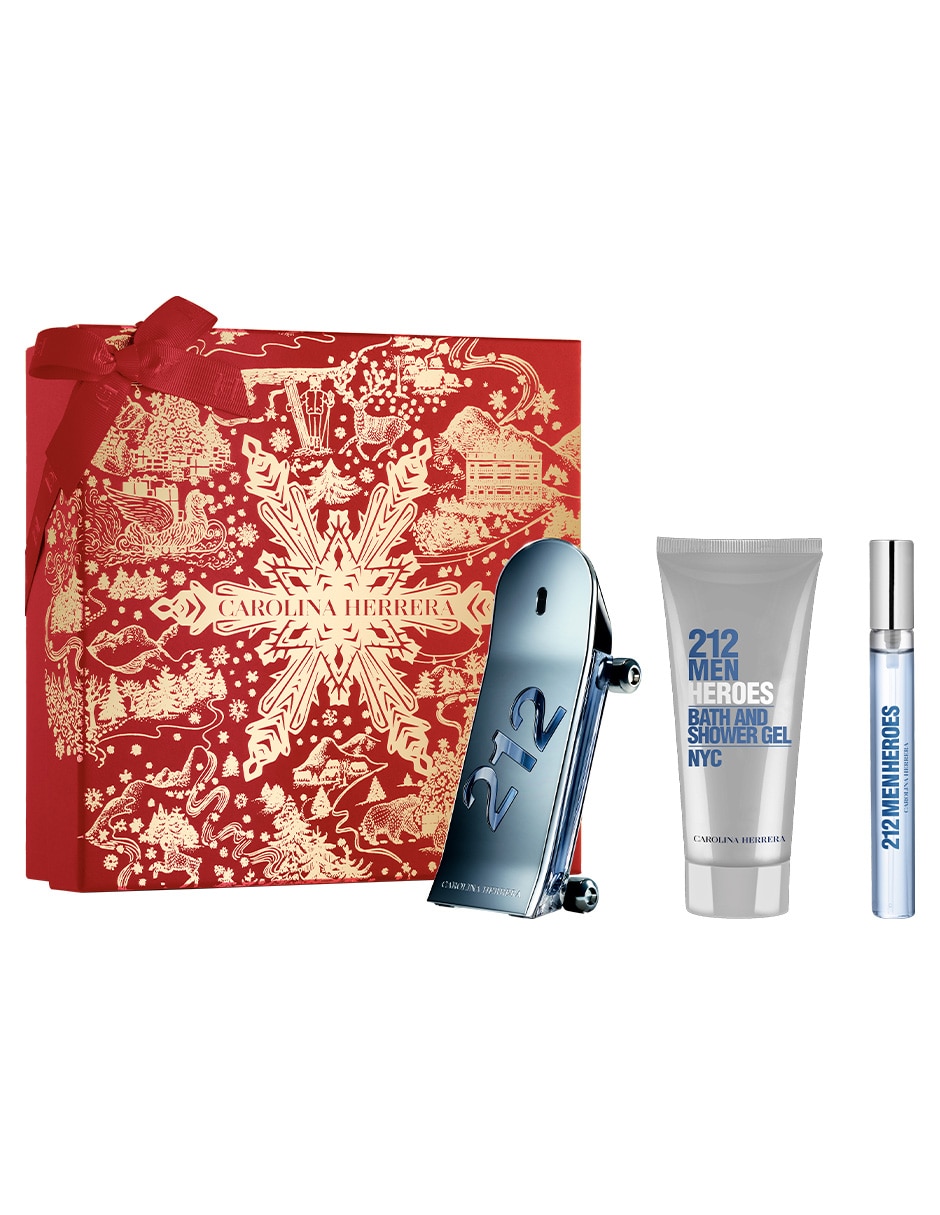 Kit Eau de toilette Carolina Herrera 212 Heroes para hombre Suburbia