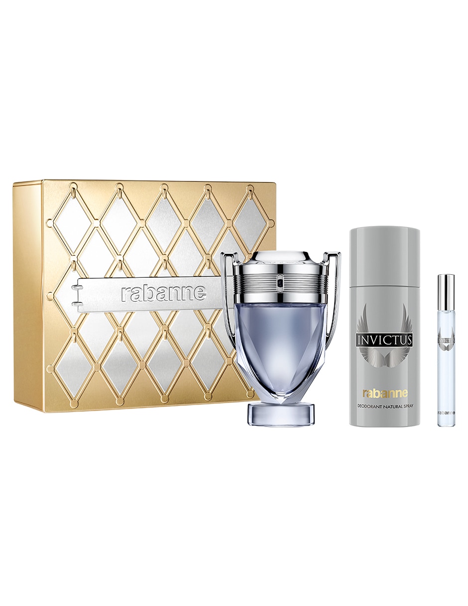 Kit Eau de toilette Rabanne Invictus para hombre Suburbia