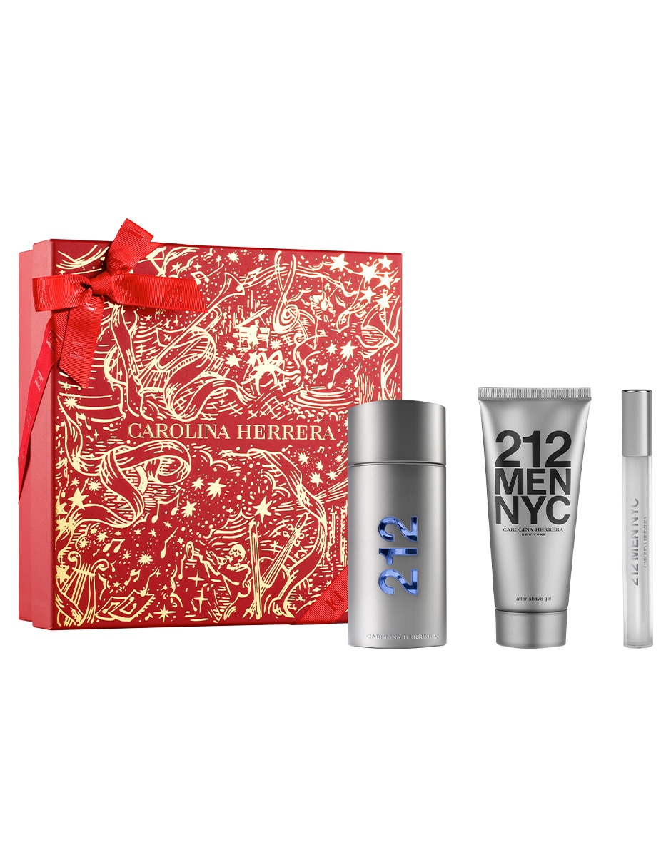 Set Eau de toilette Carolina Herrera 212 Men NYC para hombre
